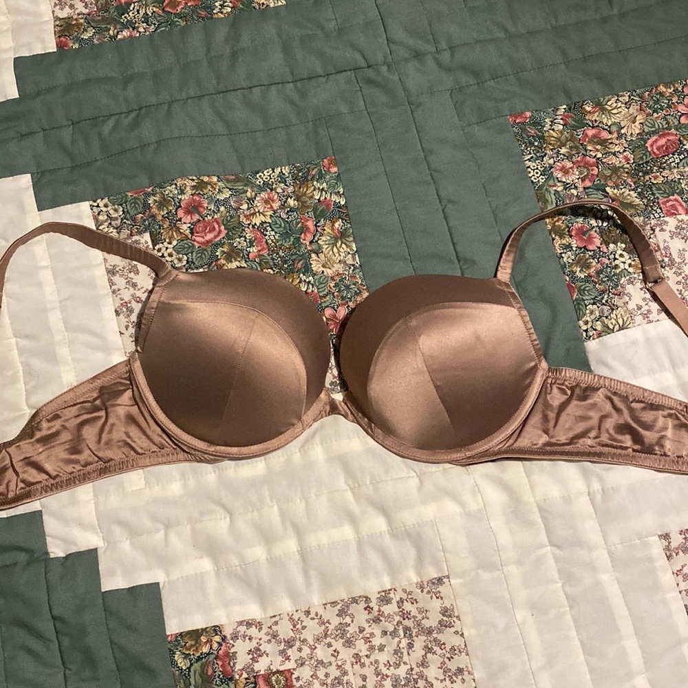 Matching Bra and Silk Robe